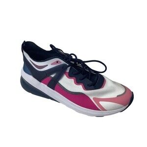 FABLETICS Womans Cheviot Performance Sneaker Pink Blue‎ Sz 10.5 NWOT